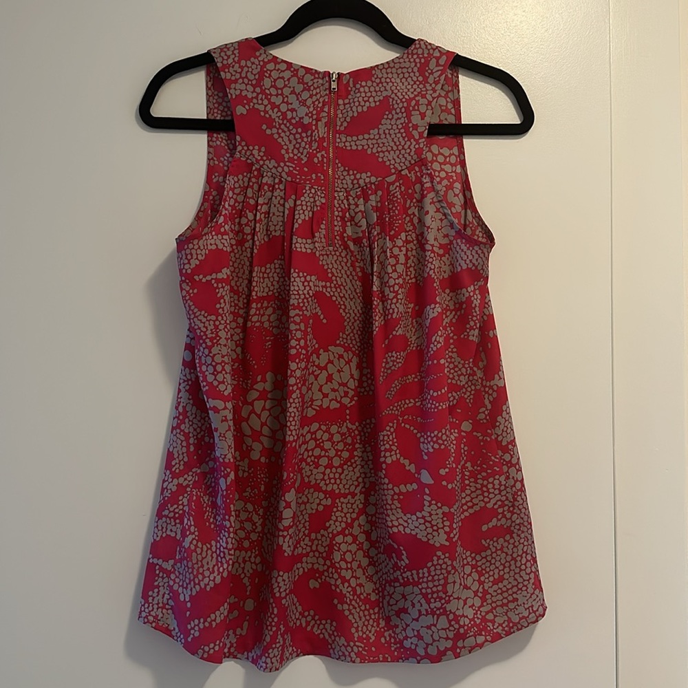 Eclair Splatter Tank Blouse - Picture 2 of 3